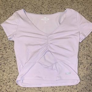 Light Purple Hollister Crop Top